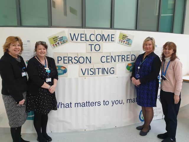 NHS Forth Valley has removed visiting hours for the majority of wards at Forth Valley Royal Hospital and its community hospitals.