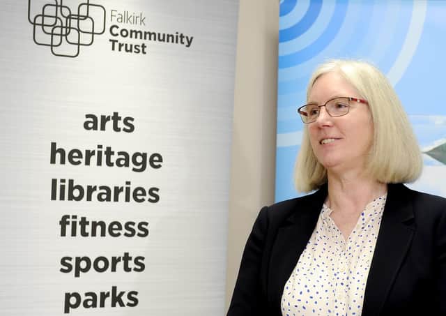 Maureen Campbell, Chief Executive Falkirk Community Trust.  Pic: Michael Gillen