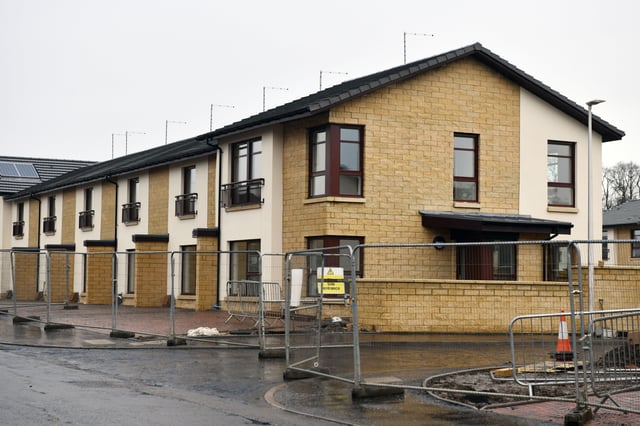 The investment means more new houses, like these currently under construction in Blinkbonny Road, will be built in future years. Pic: Michael Gillen.