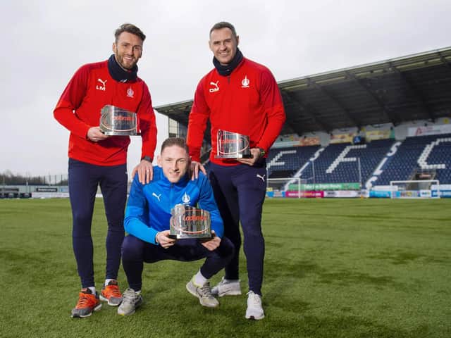 It's a clean swep for the Bairns this month. Picture:SNS