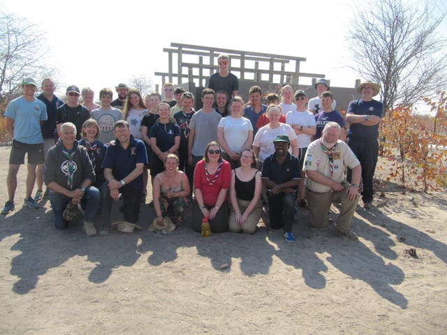 Falkirk District Scouts on a previous African foray.