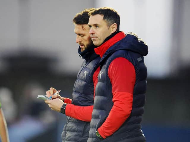 Lee Miller and David McCracken's transfer wishlist won;t be too long. Picture: Michael Gillen.