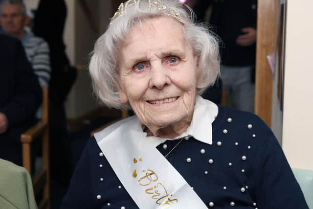 Kathleen Cunningham celebrated her 100th this month. Pictures: Michael Gillen