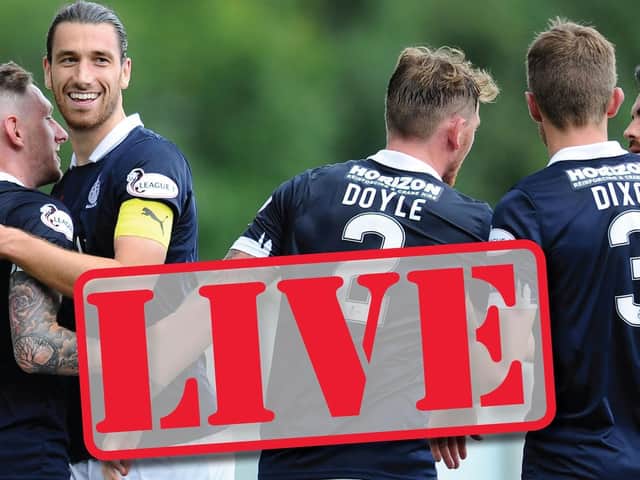 Falkirk take on Arbroath in the William Hill Scottish Cup at Gayfield