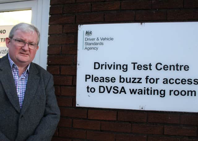 Falkirk East MSP Angus MacDonald fears the loss of a  DVSA driving test facility to the area would be "devastating".