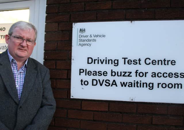 Falkirk East MSP Angus MacDonald fears the loss of a DVSA driving test facility to the area would be "devastating".