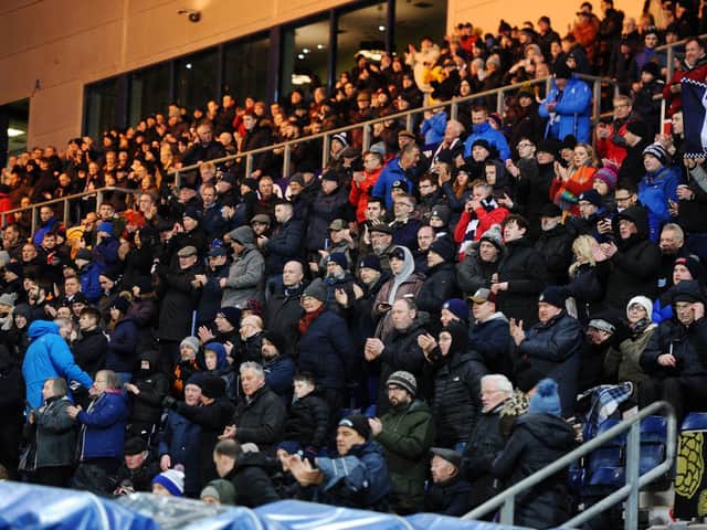 Falkirk fans. Picture: Michael Gillen.