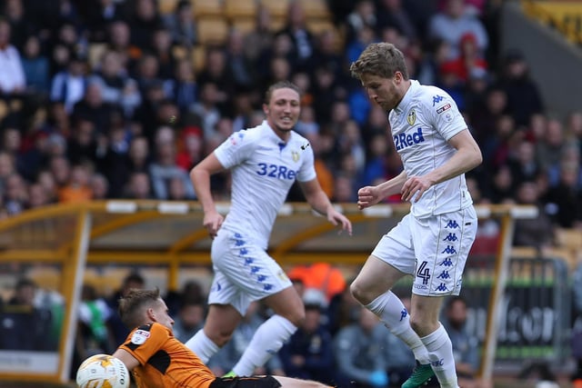 Eunan O'Kane skips over a challenge.