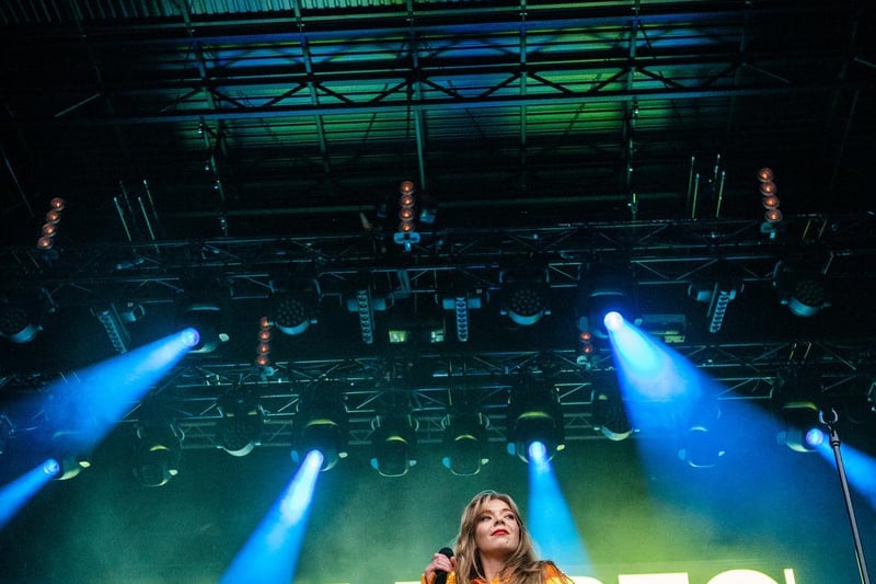 Becky Hill at Highest Point festival. Picture by Robin Zahler.