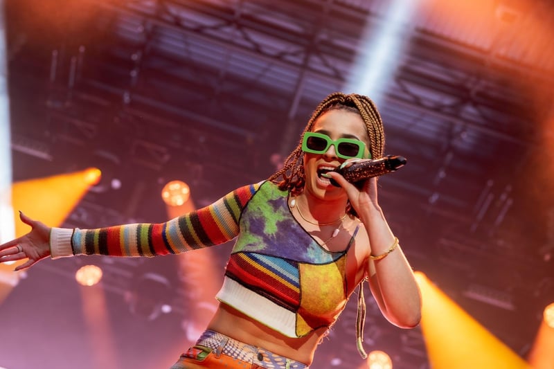 Ella Eyre at Highest Point festival. Picture by Robin Zahler.