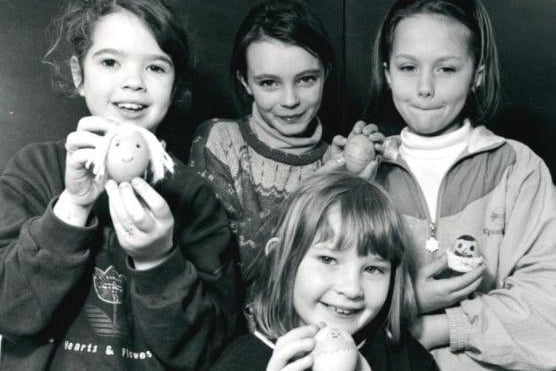 Middlestown School Easter egg workshop, 1994.