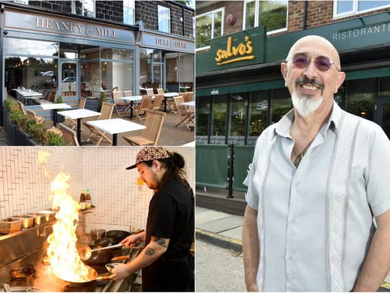 (clockwise from top left) Heaney and Mill, Gip Dammone of Salvo's and Jino's Thai Cafe head chef Nathan Brown