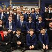 Larbert High School pupils and staff involved in this year's Into Film Awards