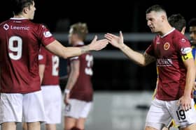 Mark McGuigan and Andy Munro's post-match handshake will be banned. Picture: Michael Gillen