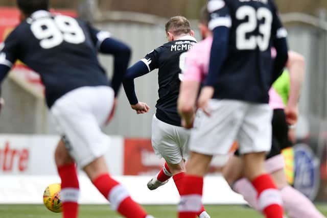 Declan McManus hit a first half penalty. Picture: MIchael Gillen.