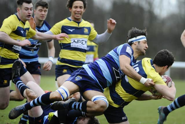 Falkirk RFC v Gordonians RFC. Pictures: Alan Murray