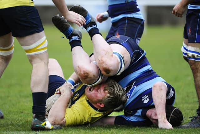 Falkirk RFC v Gordonians RFC. Pictures: Alan Murray