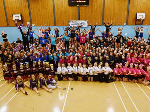 Among the local schools competing were Braes High, Falkirk High, Bo'ness Academy and Denny High. Pictures: Michael Gillen.