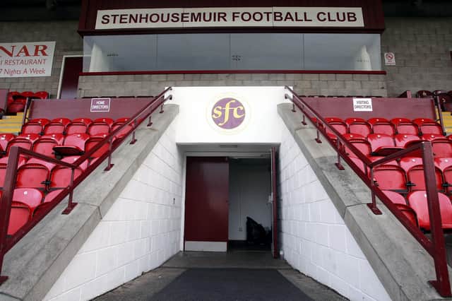 Stenhousemuir FC. Picture: Gary Hutchison.