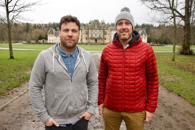 Brothers Andy and David Ure, along with fellow Vibrations Festival organiser Fiona Rennie, have created an online platform to support Falkirk district’s business community