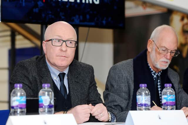 Gary Deans (left) said the decision was the most logical to the club. Picture: Michael Gillen.