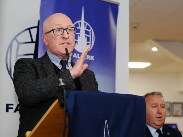Falkirk FC Chairman Gary Deans and the board are unanimous that they can't support the resolution