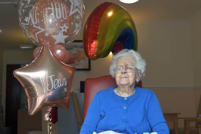 Jean Hunter celebrated her 100th birthday on Friday.