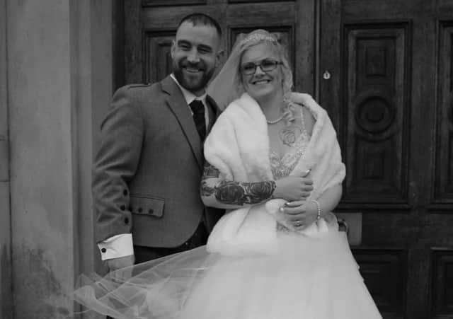 Melanie Woodward and Daniel Pollock were married on February 14, 2020.