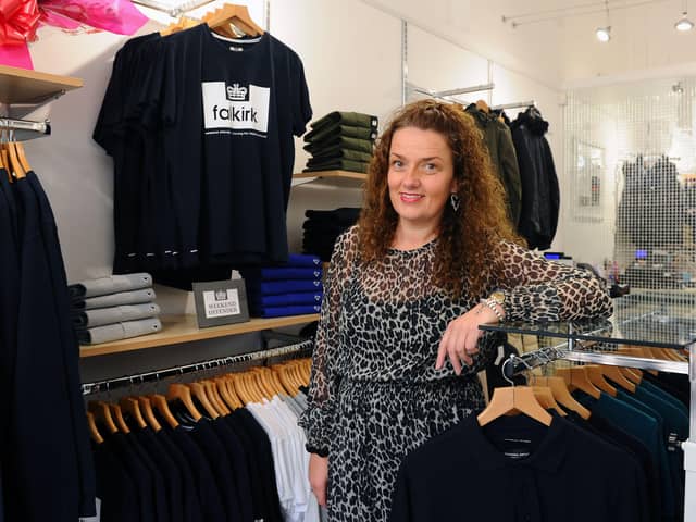 Lauren Brown, owner of Sisters Boutique in Falkirk, is one of many retailers facing up to the economic effects of coronavirus. Picture: Michael Gillen