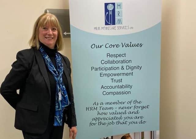 HRM Homecare managing director Lynn Laughland.