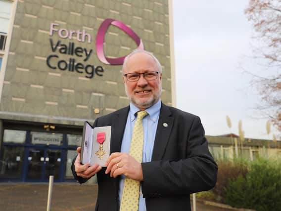 Forth Valley College principal Dr Ken Thomson