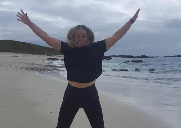 Feeling on top of the world...Jennifer Jeffery's life has transformed since starting the Cambridge one to one diet in October 2018 and losing 10 stone.