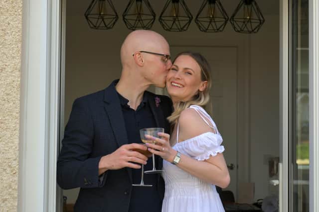 Kirstin Knight (25) and Peter Kneale-Jones (29) were due to be married on May 8, 2020.  Pic: Michael Gillen