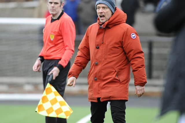 Bo'ness United manager Max Christie