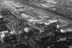 Aerial of Grangemouth in 1971