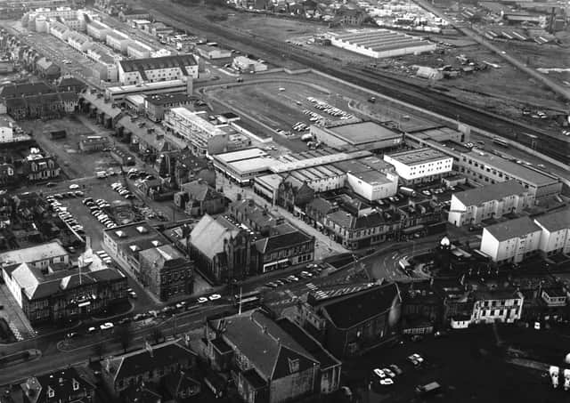Aerial of Grangemouth in 1971