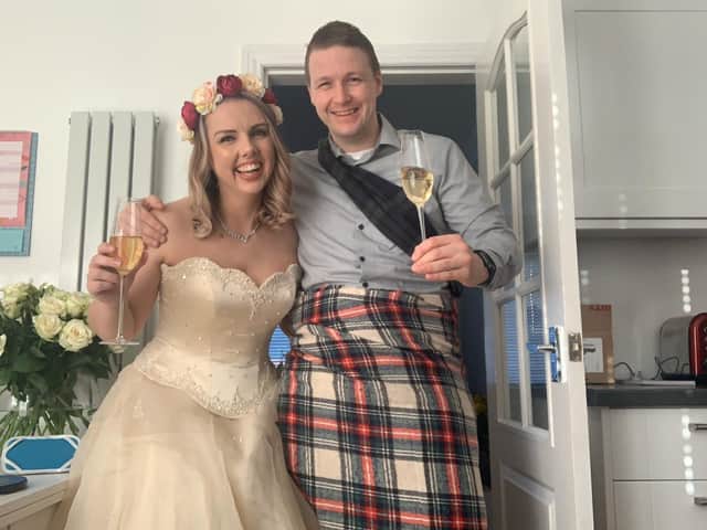 Hanna Campbell and Gary Cherrie should have been getting married on April 18, 2020.