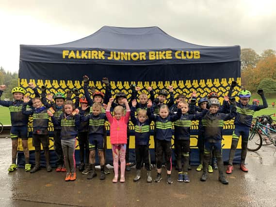 Callendar Park cyclocross. Falkirk Junior Bike Club