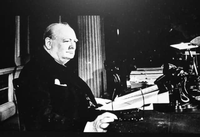Winston Churchill's VE Day broadcast.