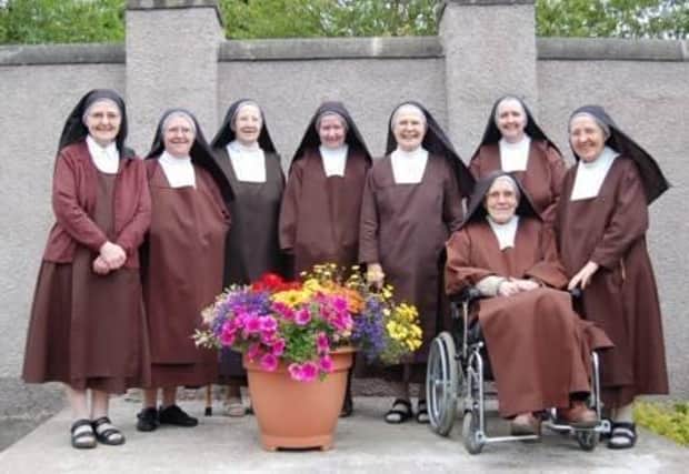 The last group of nuns before the closure of the convent.
