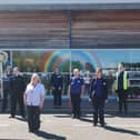 Tesco Redding staff shot a Let's Work Together video to spread a positivity and safety message during lockdown.