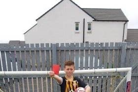 Gairdoch players have shown racism the red card during their lockdown video. Picture: contributed.