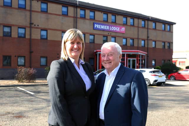 Premier Lodge owners Carol Stalley and Robert Hannigan