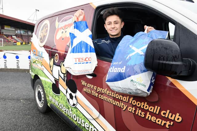 Danny Newbigging went from kids coach to delivery driver. Picture: Michael Gillen.