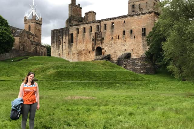 Kirsteen Oliver at Linlithgow Palace.