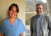 Dr Carey Lunan and national clinical director Jason Leitch are urging the public to continue to raise any health concerns with their GP practice and community pharmacy.