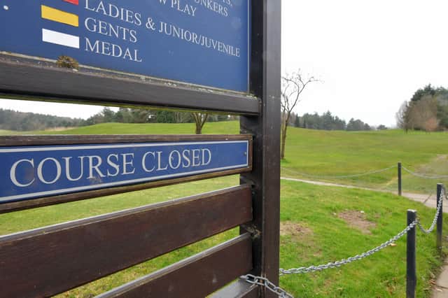 Grangemouth golf course will be taking away the chains and allowing golfers to return. Picture: Michael Gillen.