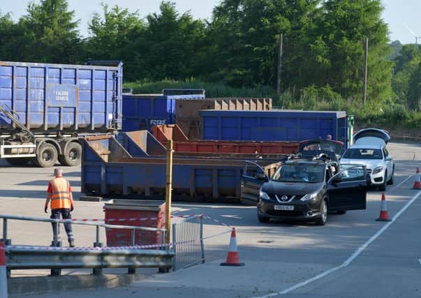 The trade union wants an urgent review of workers' safety at the region's recycling centres.