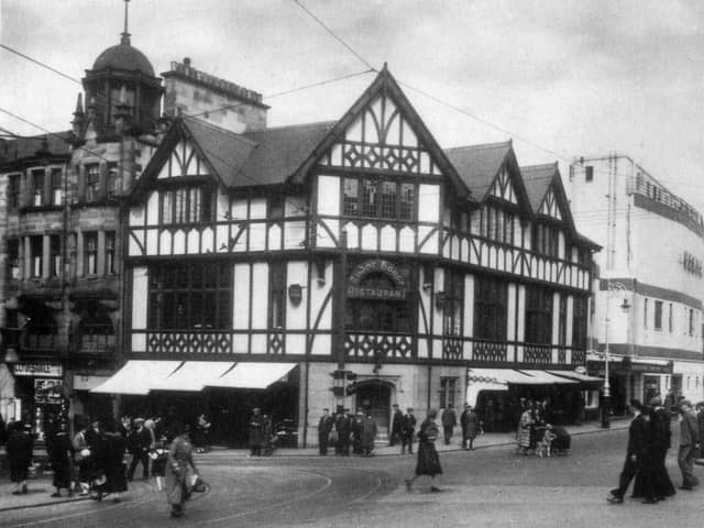 The famously familiar Tudor House