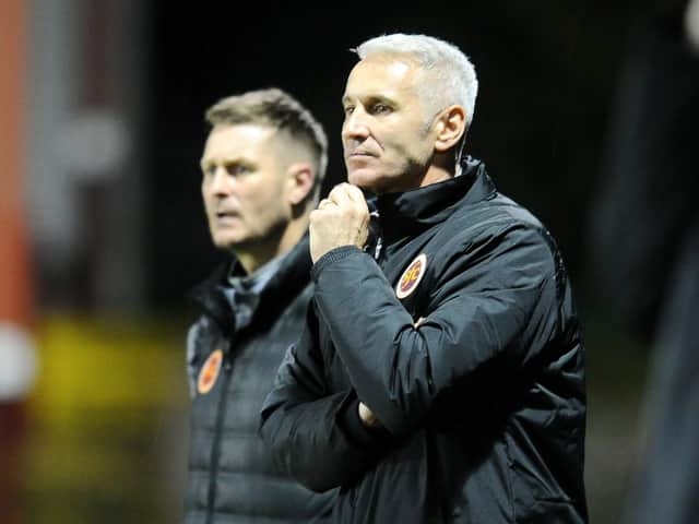 Stenhousemuir manager Davie Irons
